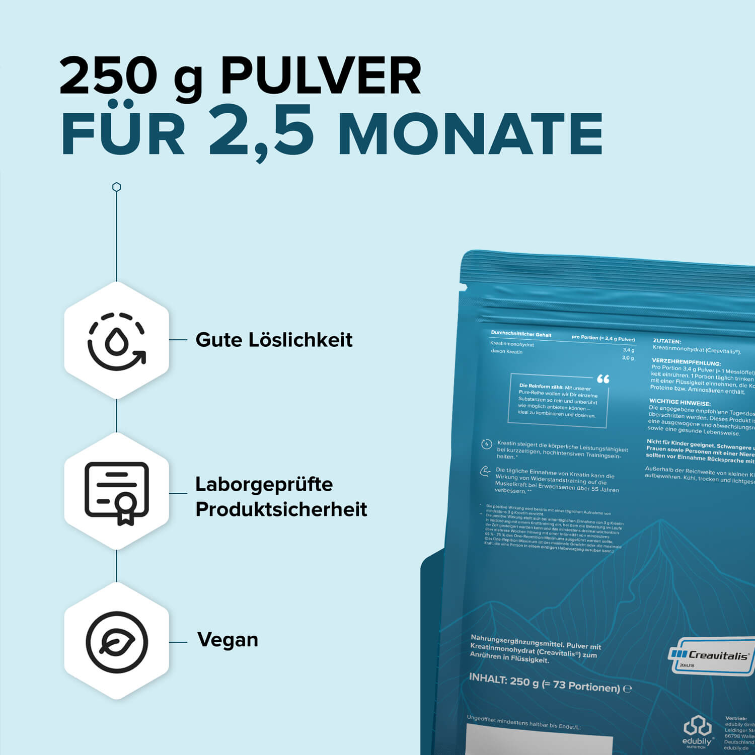 Kreatin Pulver Creavitalis®
