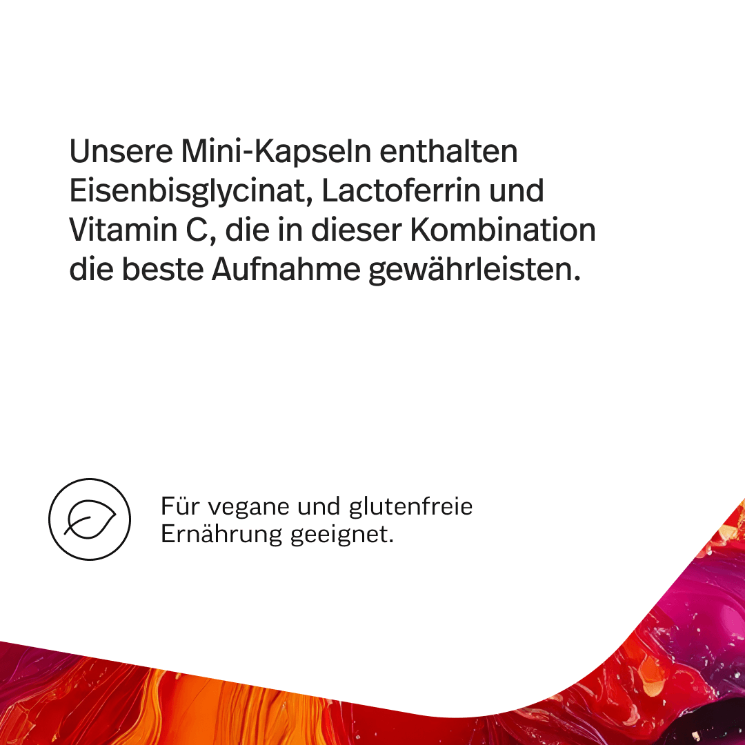 Eisen Kapseln mit Lactoferrin