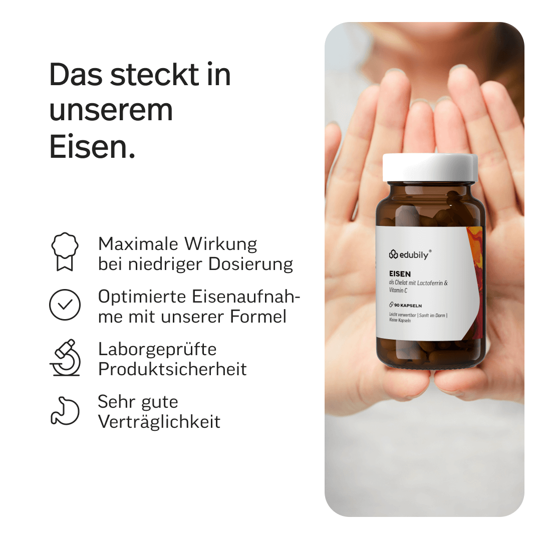 Eisen Kapseln mit Lactoferrin