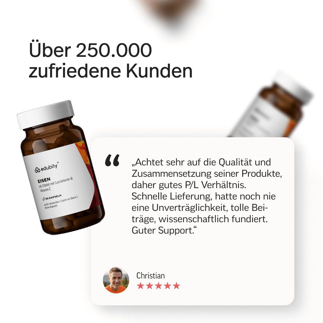 Eisen Kapseln mit Lactoferrin