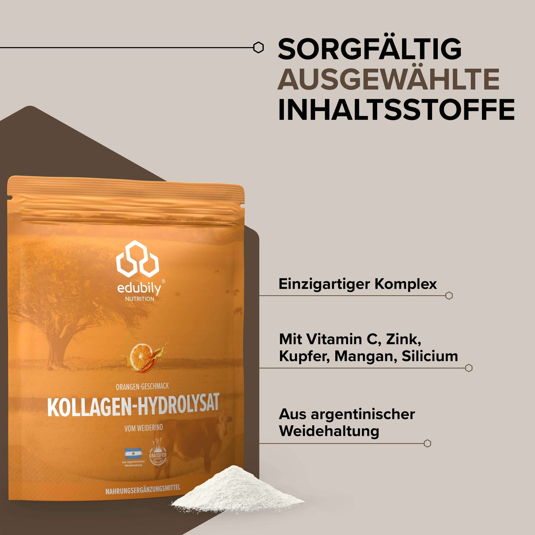 Kollagen-Hydrolysat Pulver