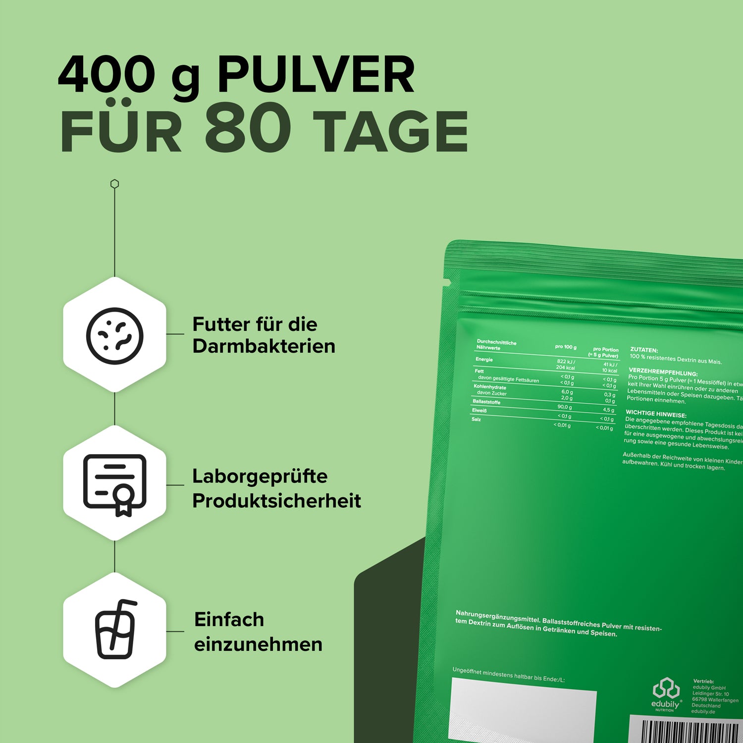 Resistentes Dextrin Pulver
