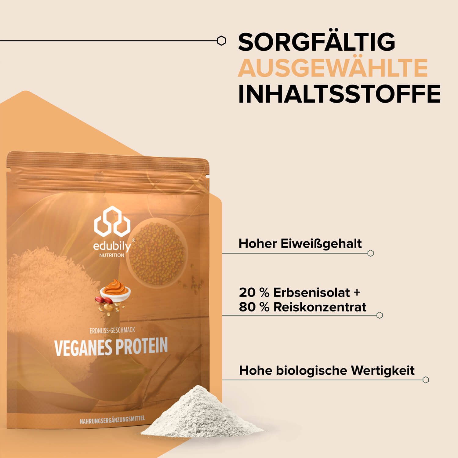 Veganes Proteinpulver