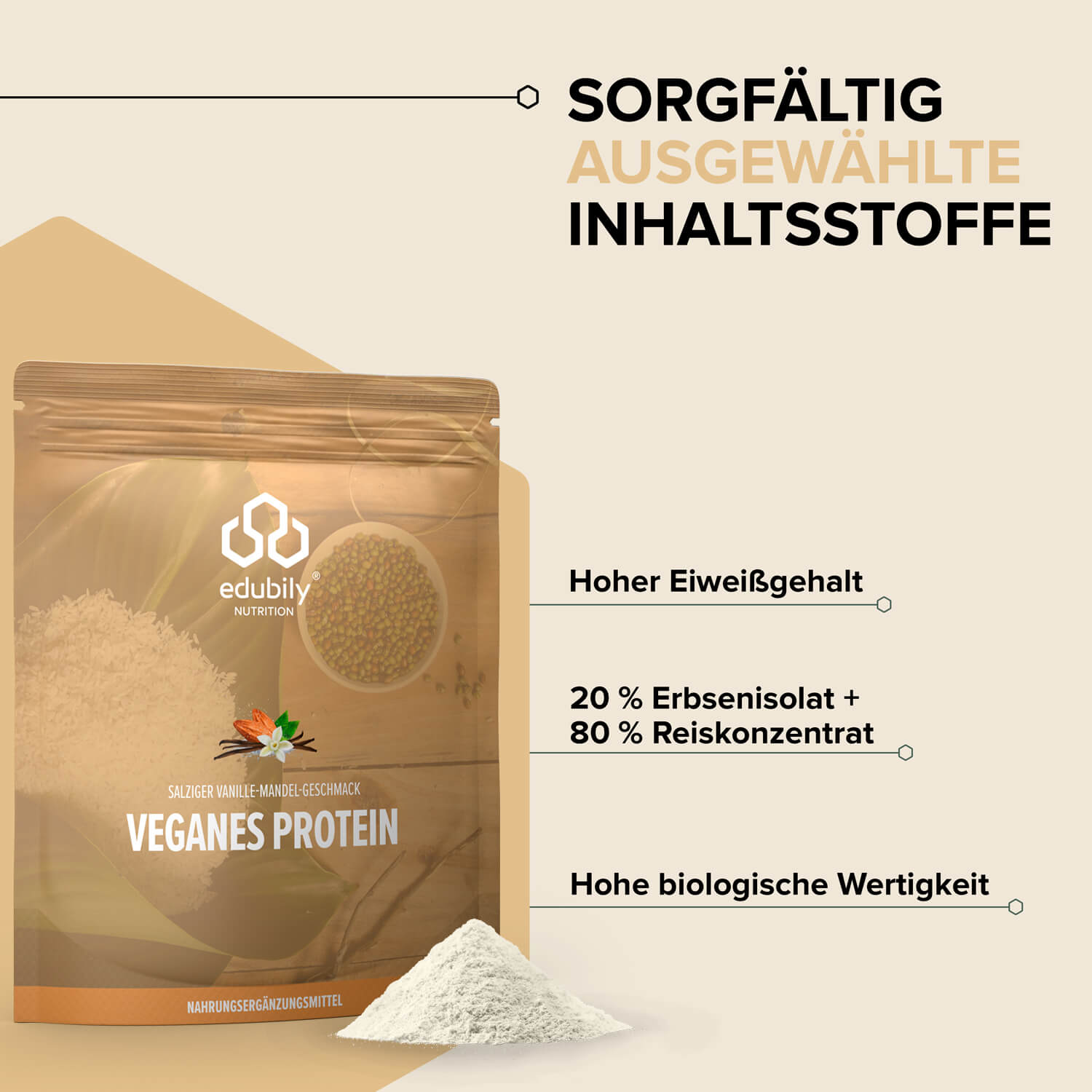 Veganes Proteinpulver