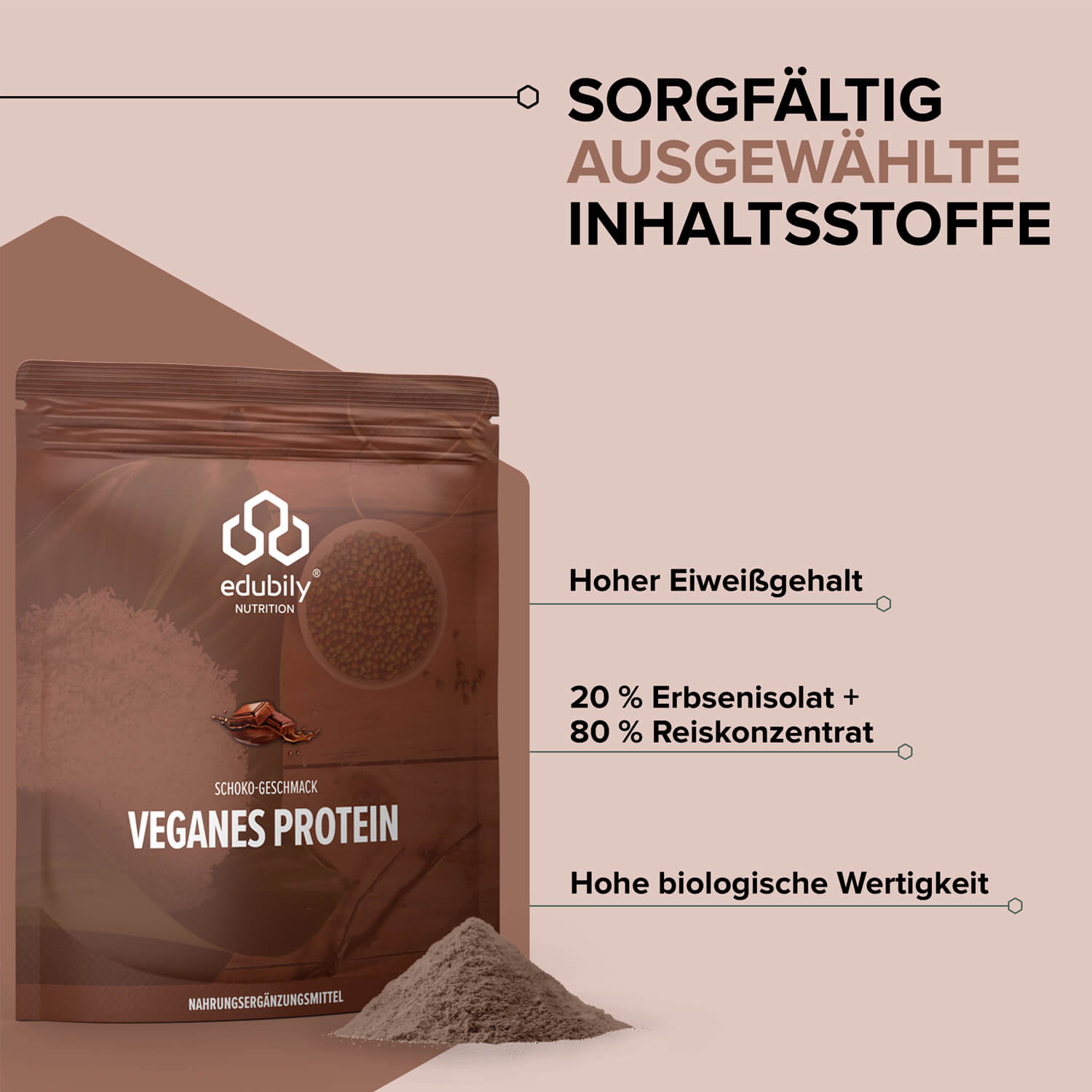 Veganes Proteinpulver