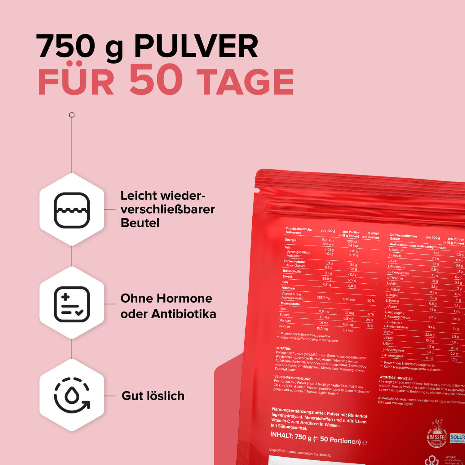 Kollagen-Hydrolysat Pulver