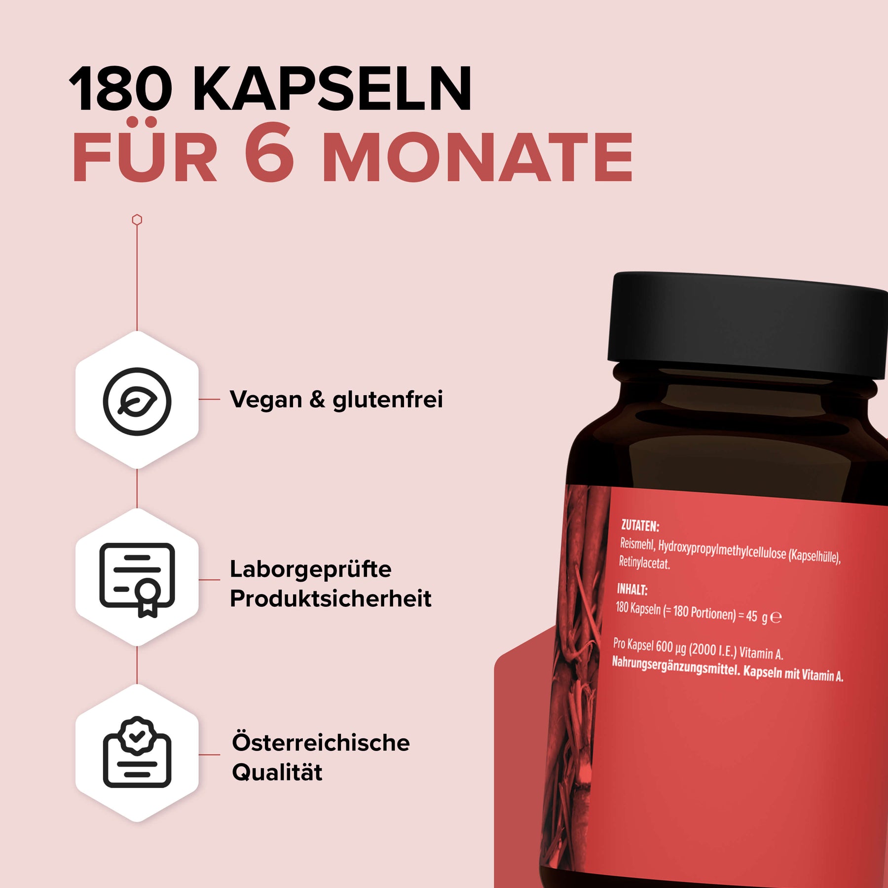 Vitamin A als reines Retinol