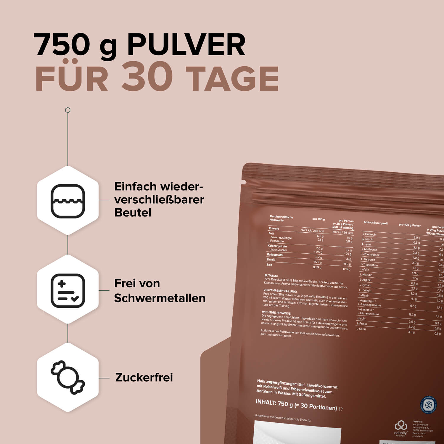 Veganes Proteinpulver