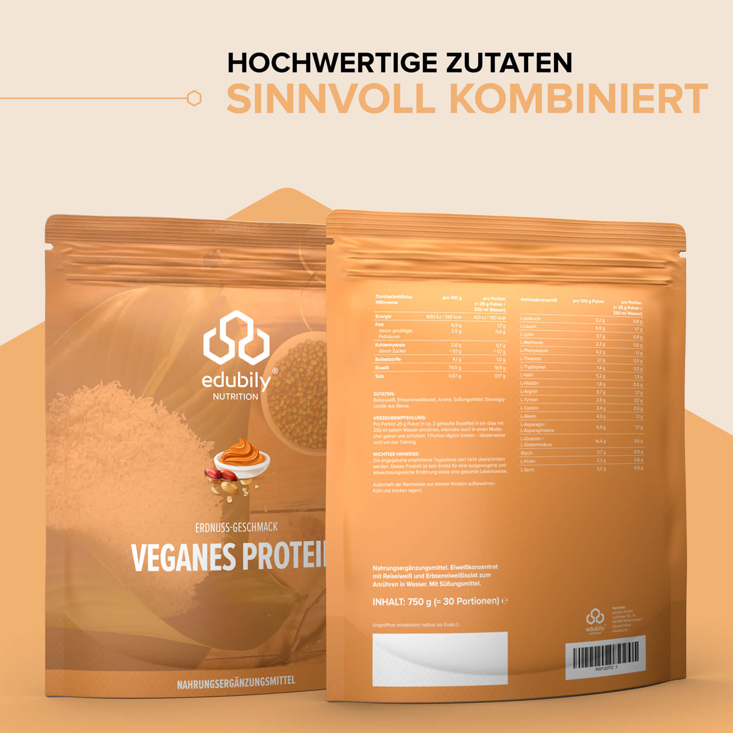 Veganes Proteinpulver