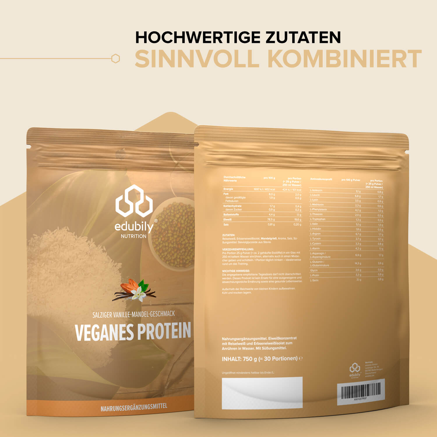 Veganes Proteinpulver