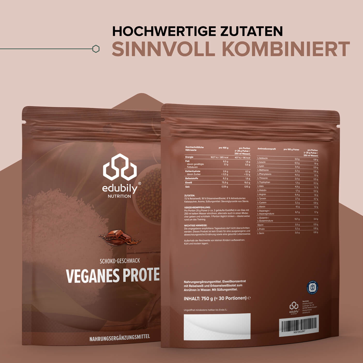 Veganes Proteinpulver