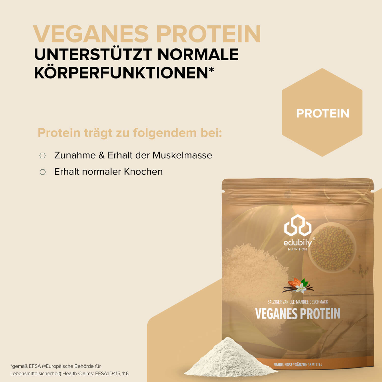 Veganes Proteinpulver