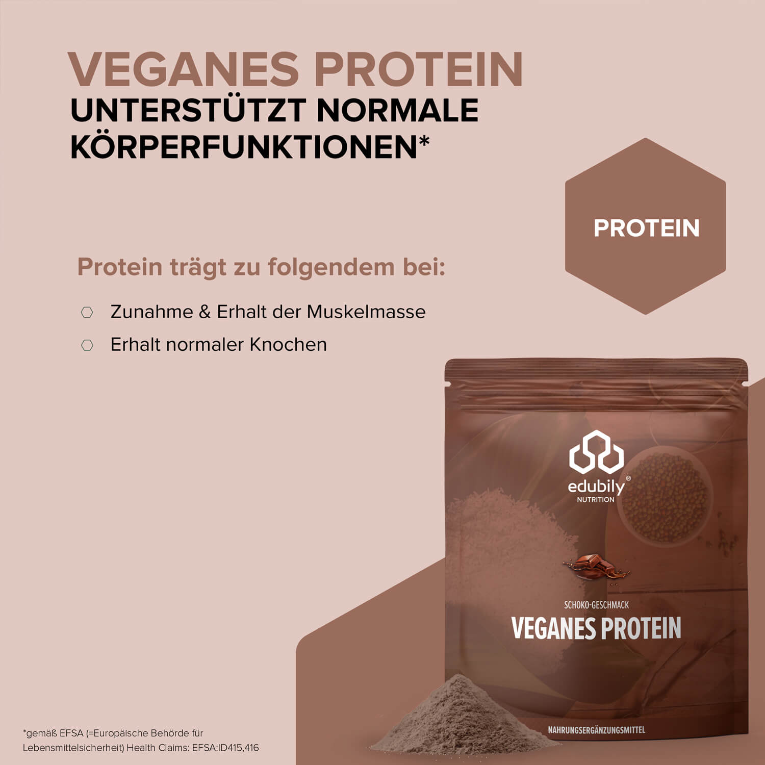 Veganes Proteinpulver