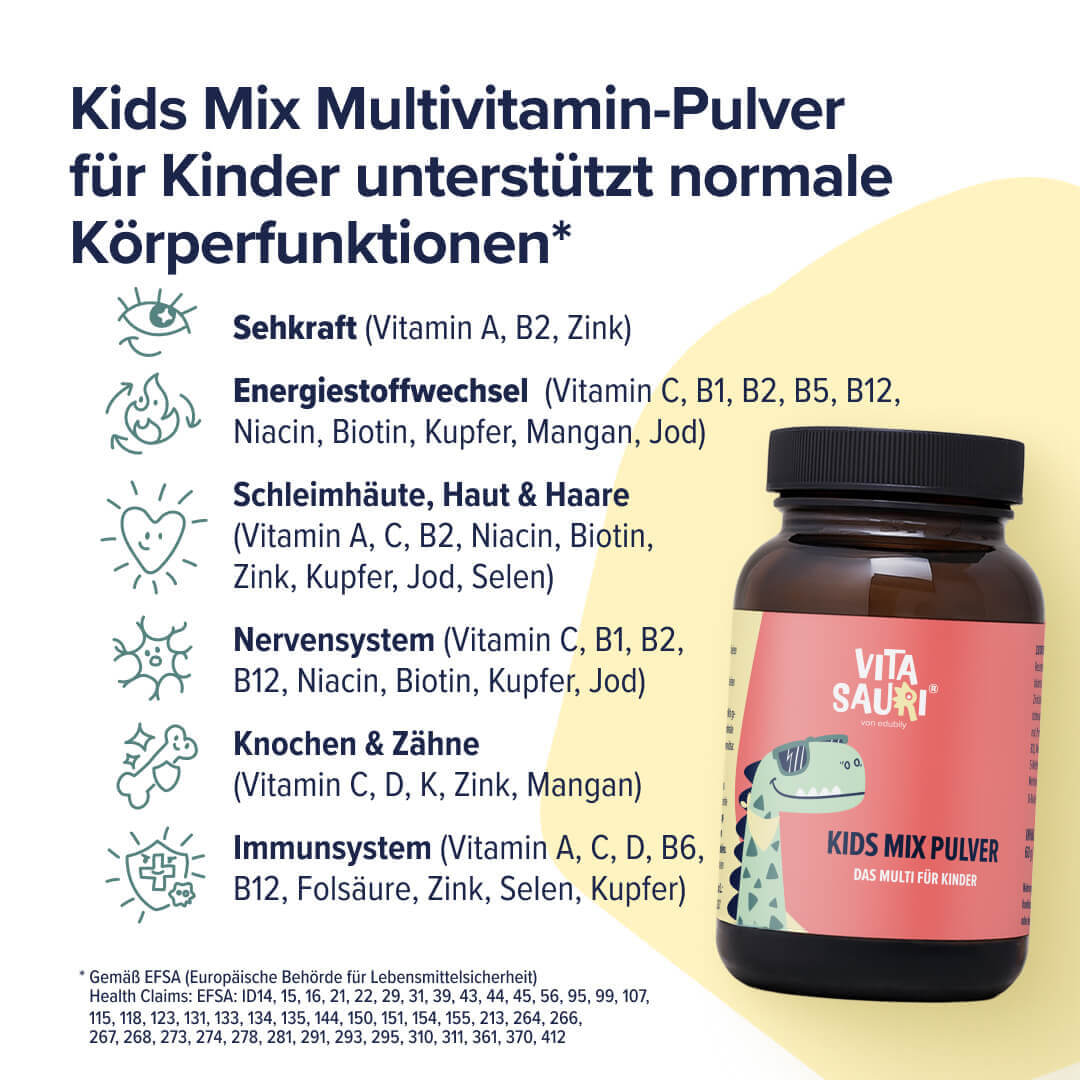 Kids Mix – Multivitamin-Pulver für Kinder