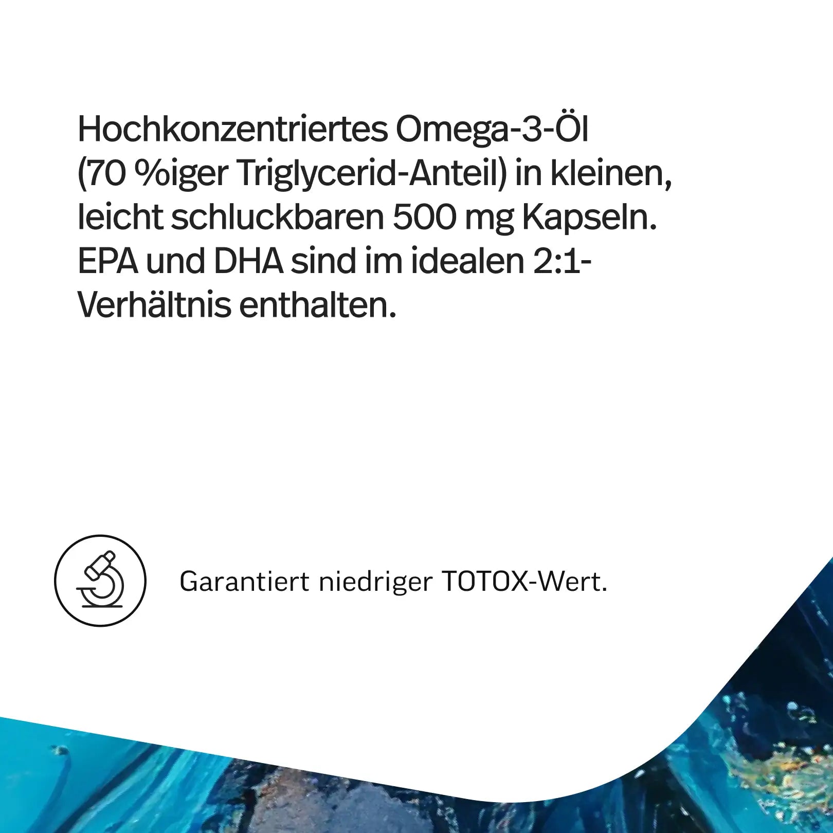 Omega-3 Kapseln – Triglyceride 70 %