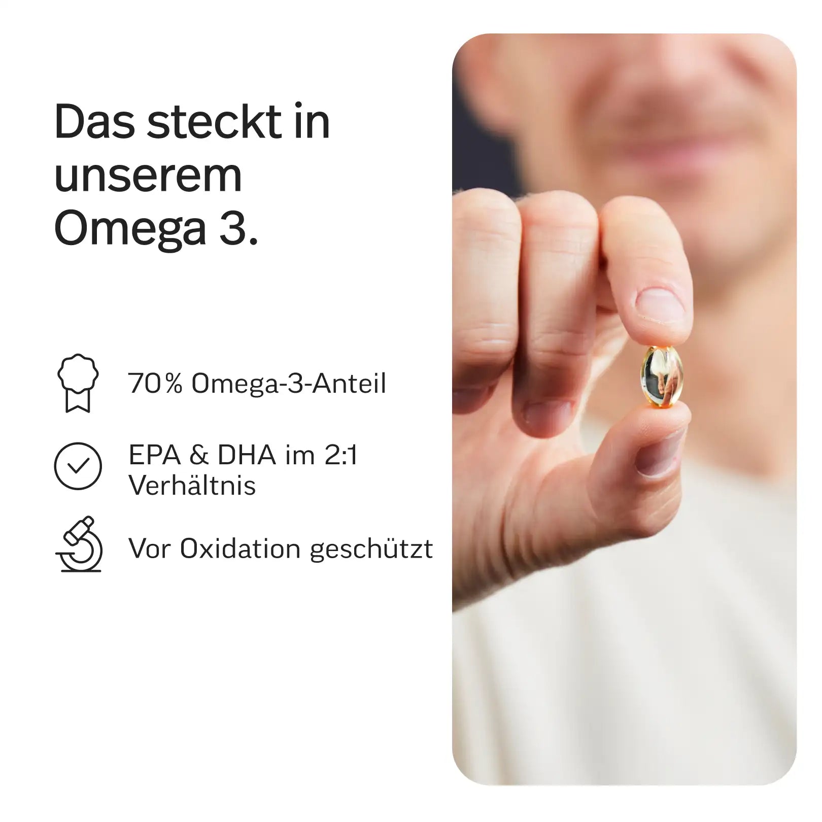 Omega-3 Kapseln – Triglyceride 70 %
