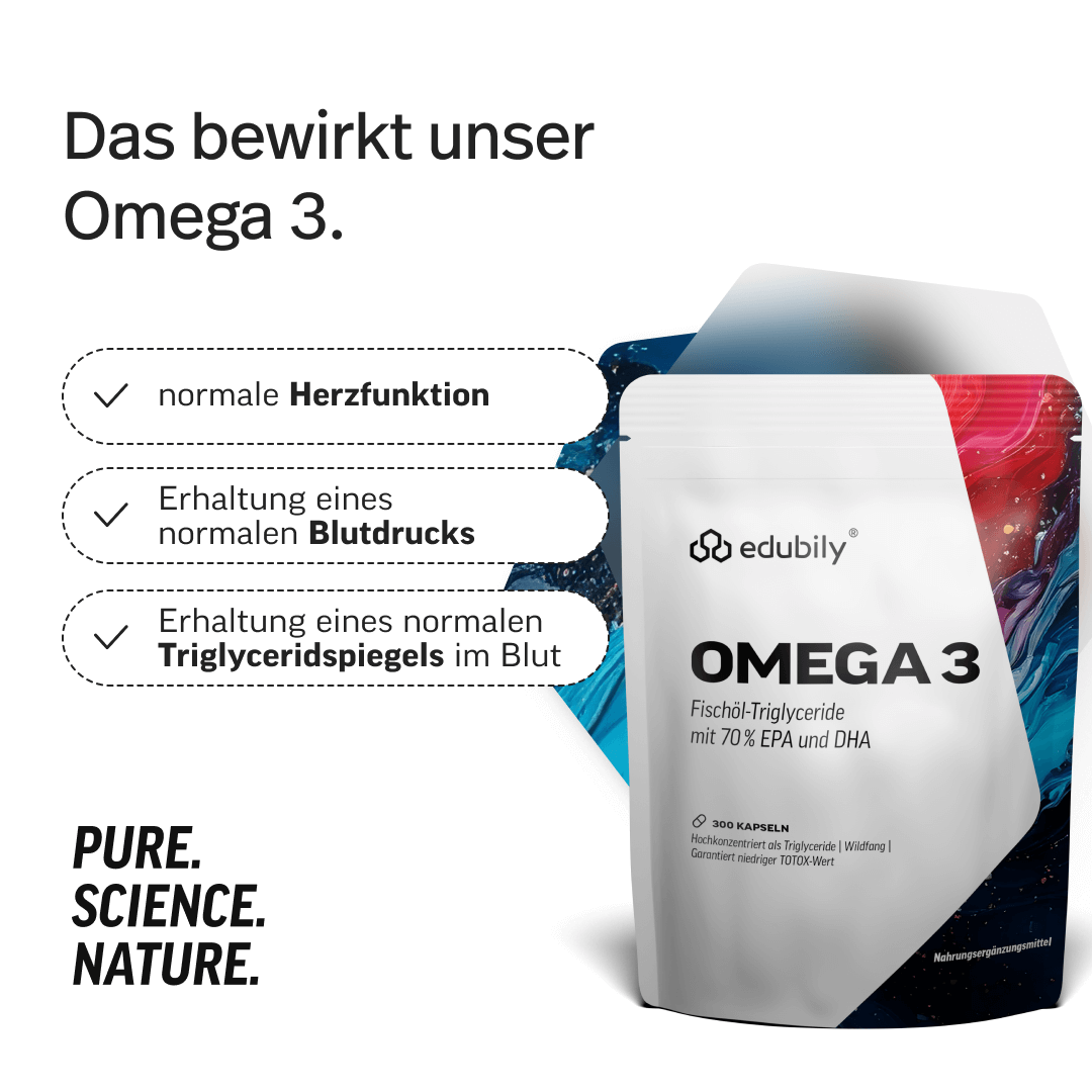 Omega-3 Kapseln – Triglyceride 70 %