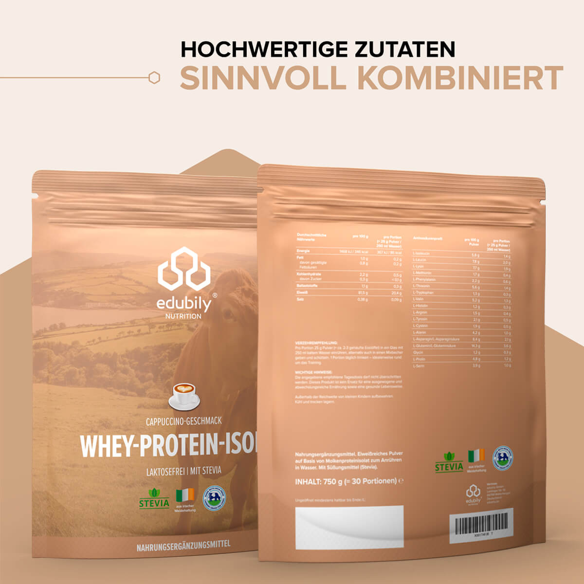 Whey-Isolat Pulver aus Weidemilch