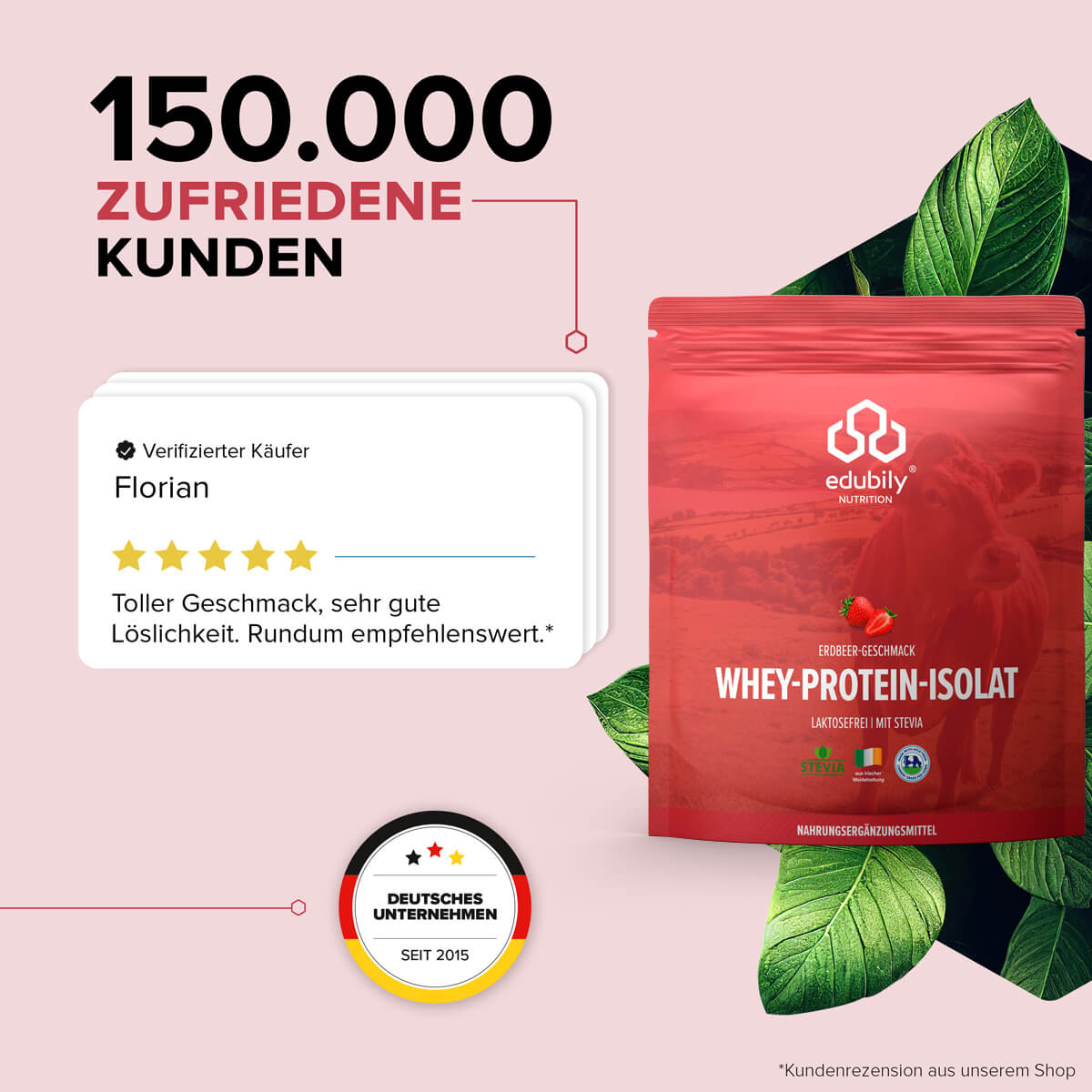 Whey-Isolat Pulver aus Weidemilch