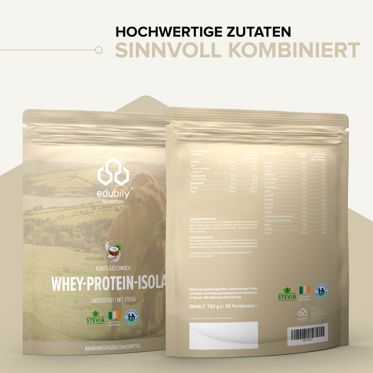 Whey-Isolat Pulver aus Weidemilch
