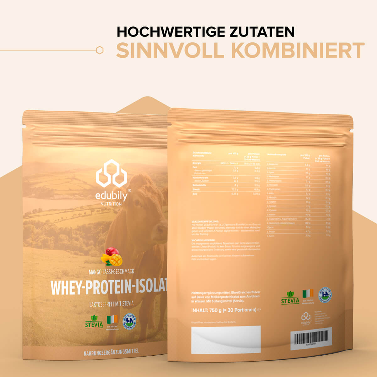 Whey-Isolat Pulver aus Weidemilch