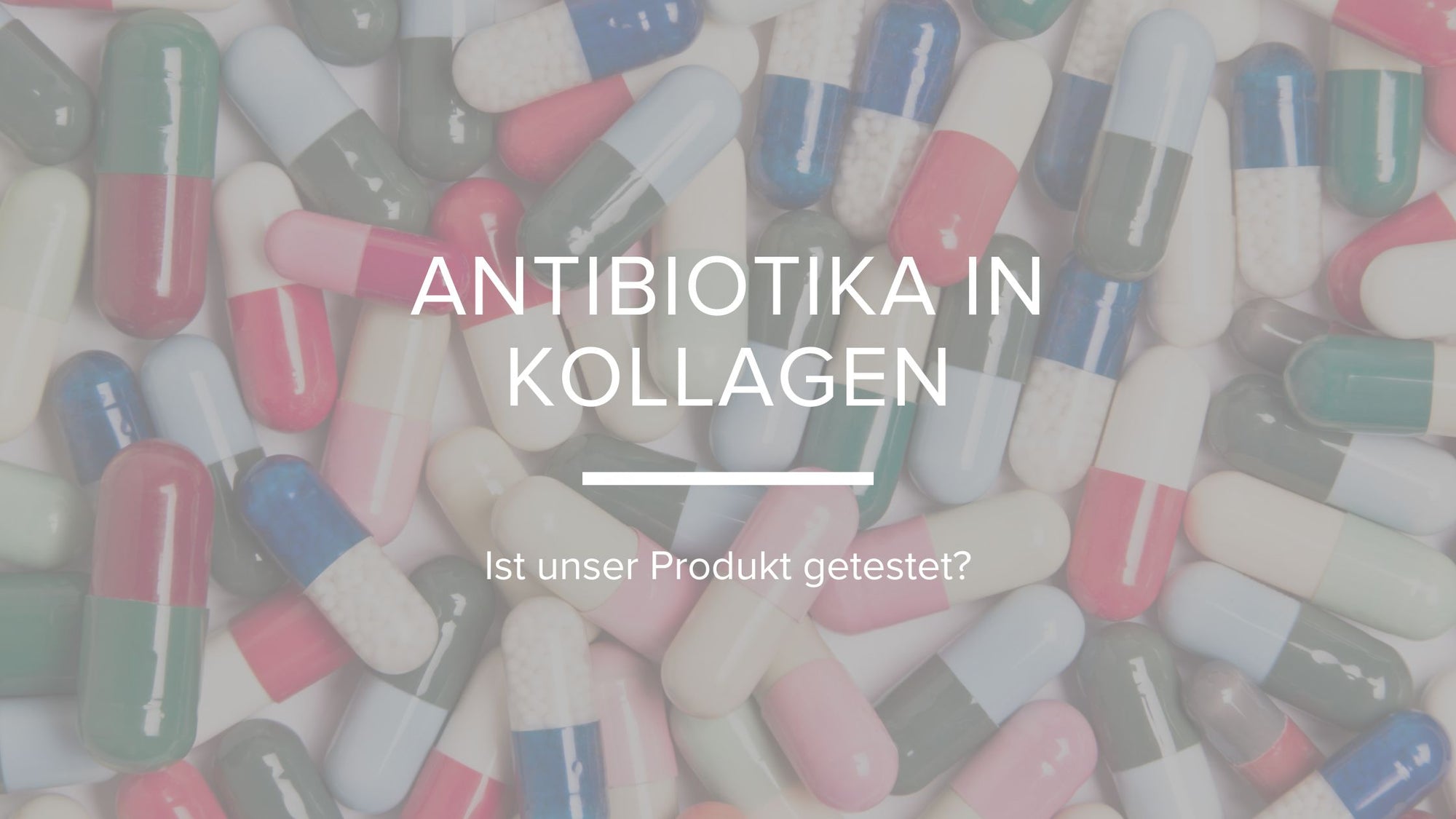 Antibiotika in Kollagenpulver?