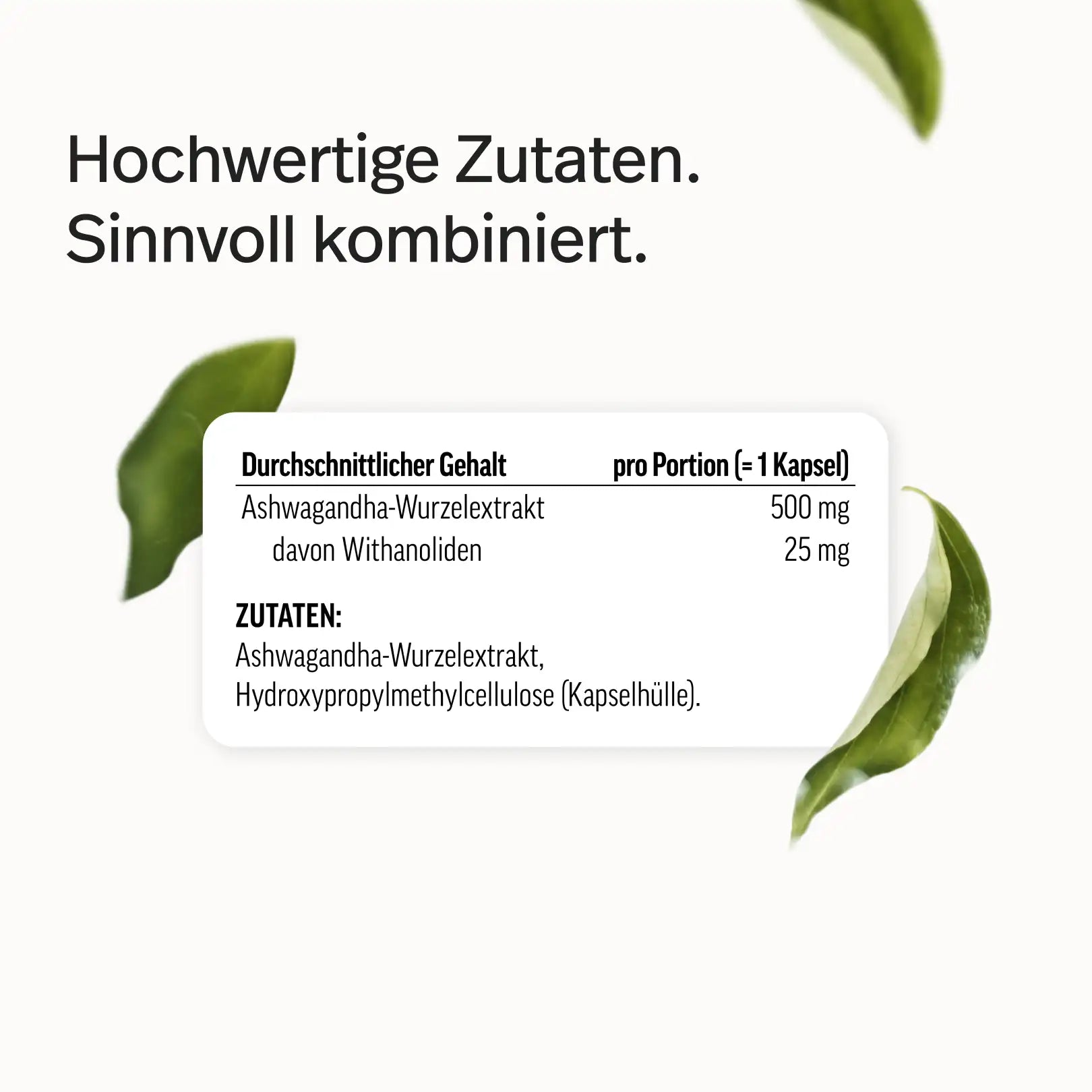 Ashwagandha Kapseln KSM-66®