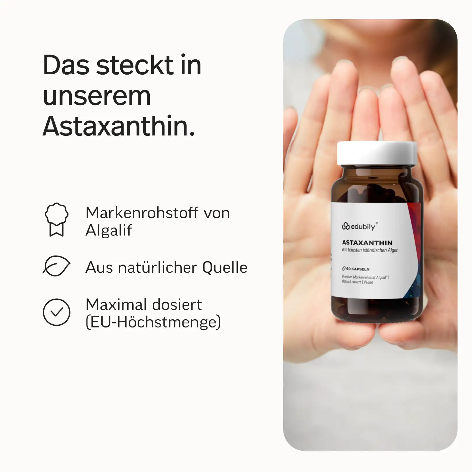 astaxanthin kapseln markenrohstoff algalif