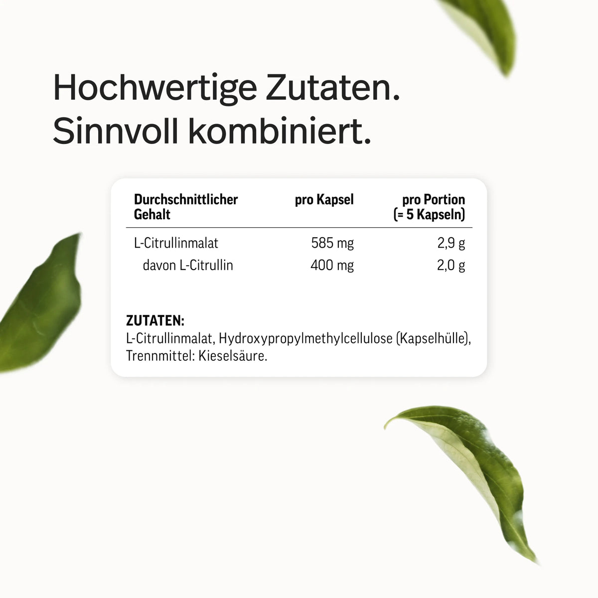 Citrullin-Malat Kapseln