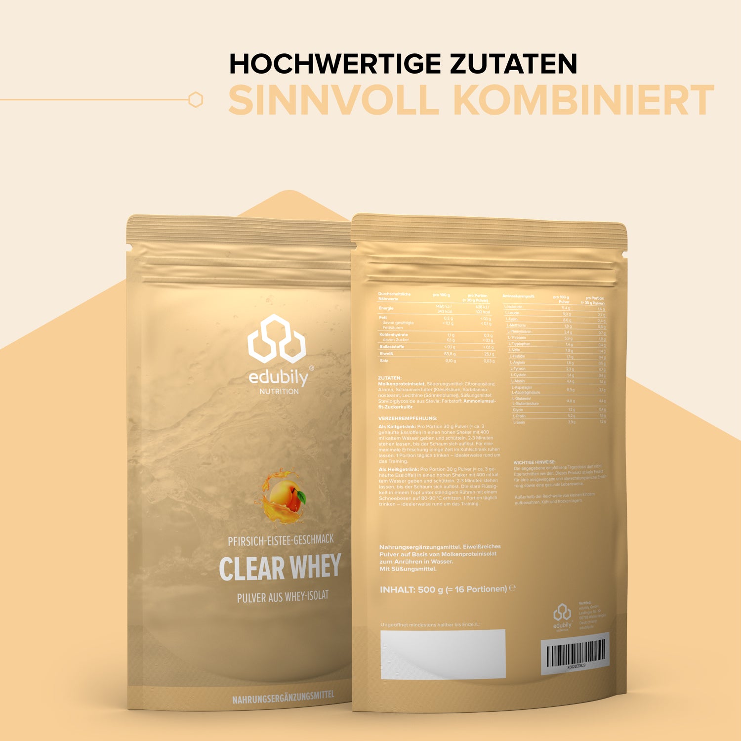 Clear Whey - Pulver aus Whey-Isolat