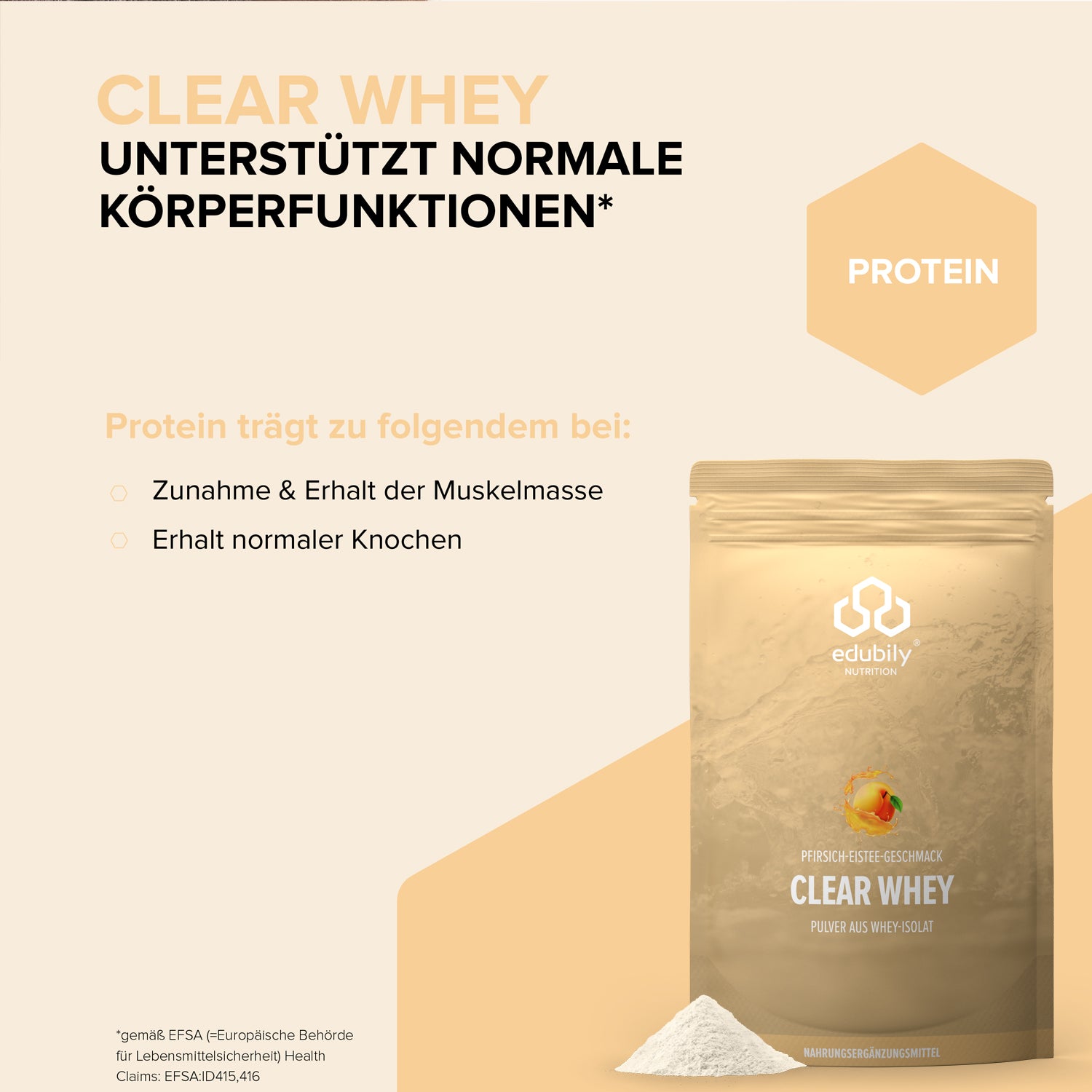 Clear Whey - Pulver aus Whey-Isolat