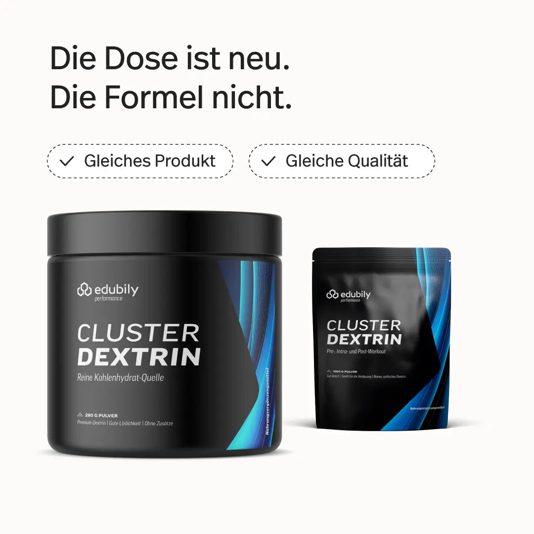 kohlenhydrat pulver rennrad Cluster Dextrin in Markenrohstoffqualität