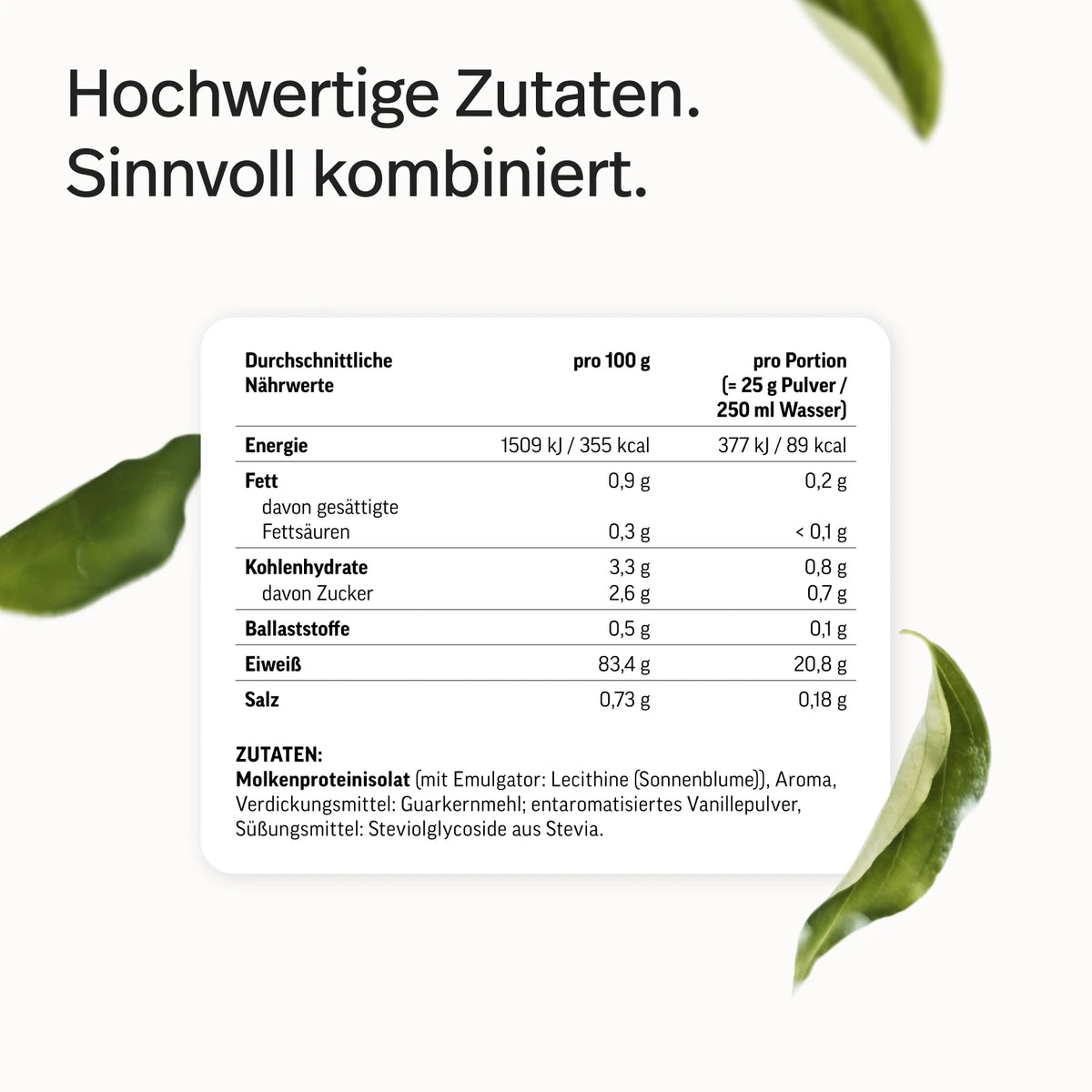 #Geschmacksrichtungen_Vanille