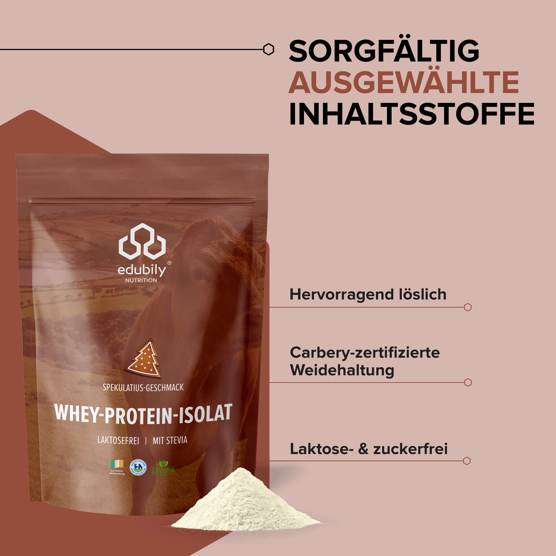 Whey-Isolat Pulver aus Weidemilch