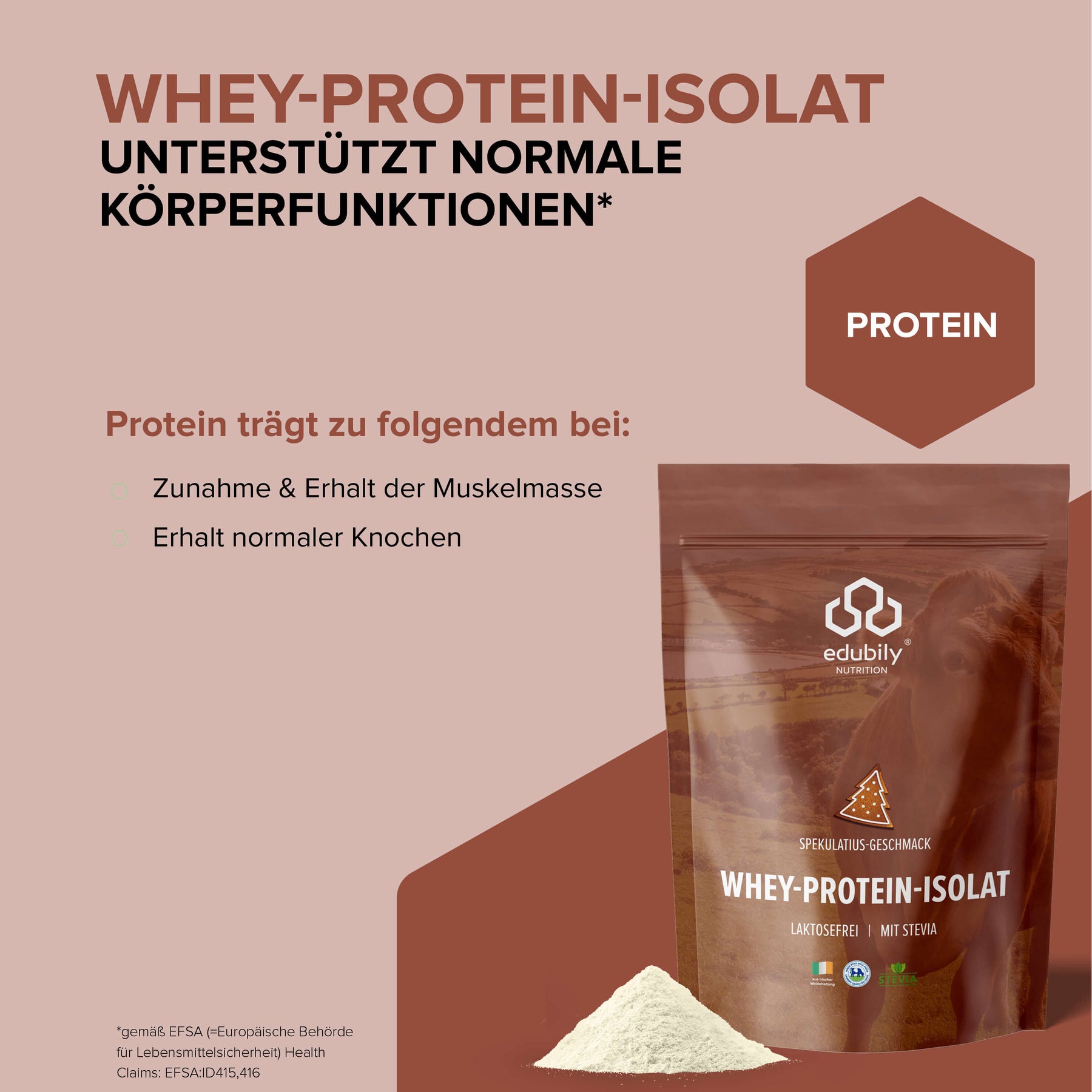 Whey-Isolat Pulver aus Weidemilch