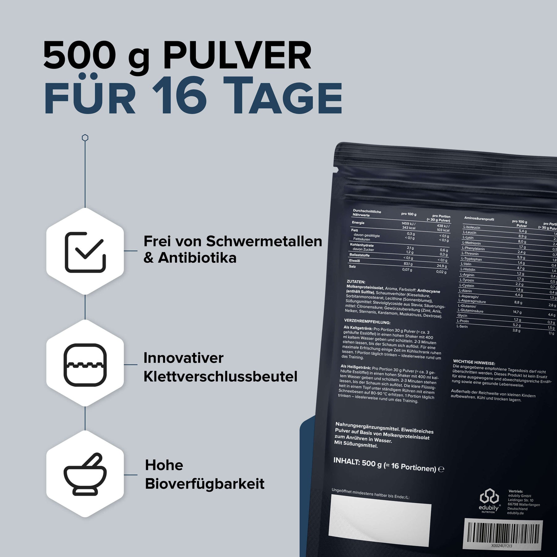 Clear Whey - Pulver aus Whey-Isolat