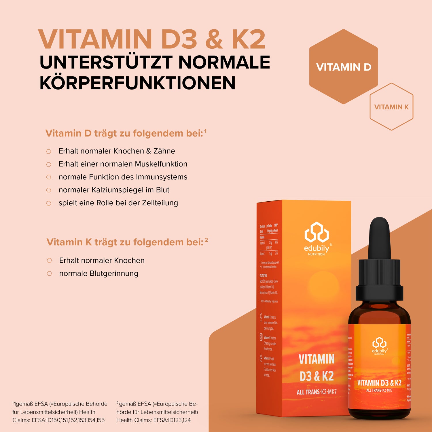 Vitamin D3 & K2 Tropfen