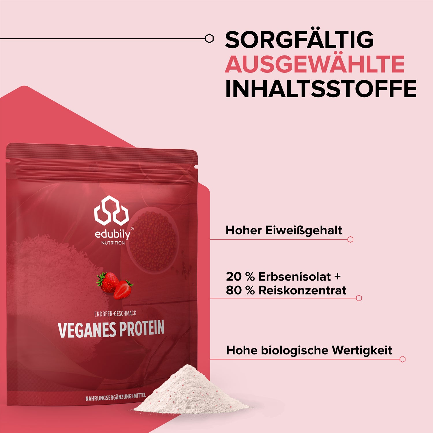 Veganes Proteinpulver