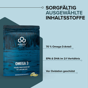 Omega-3 Kapseln – Triglyceride 70 %