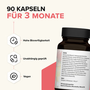 Das Multi – Premium-Multivitamin-Kapseln