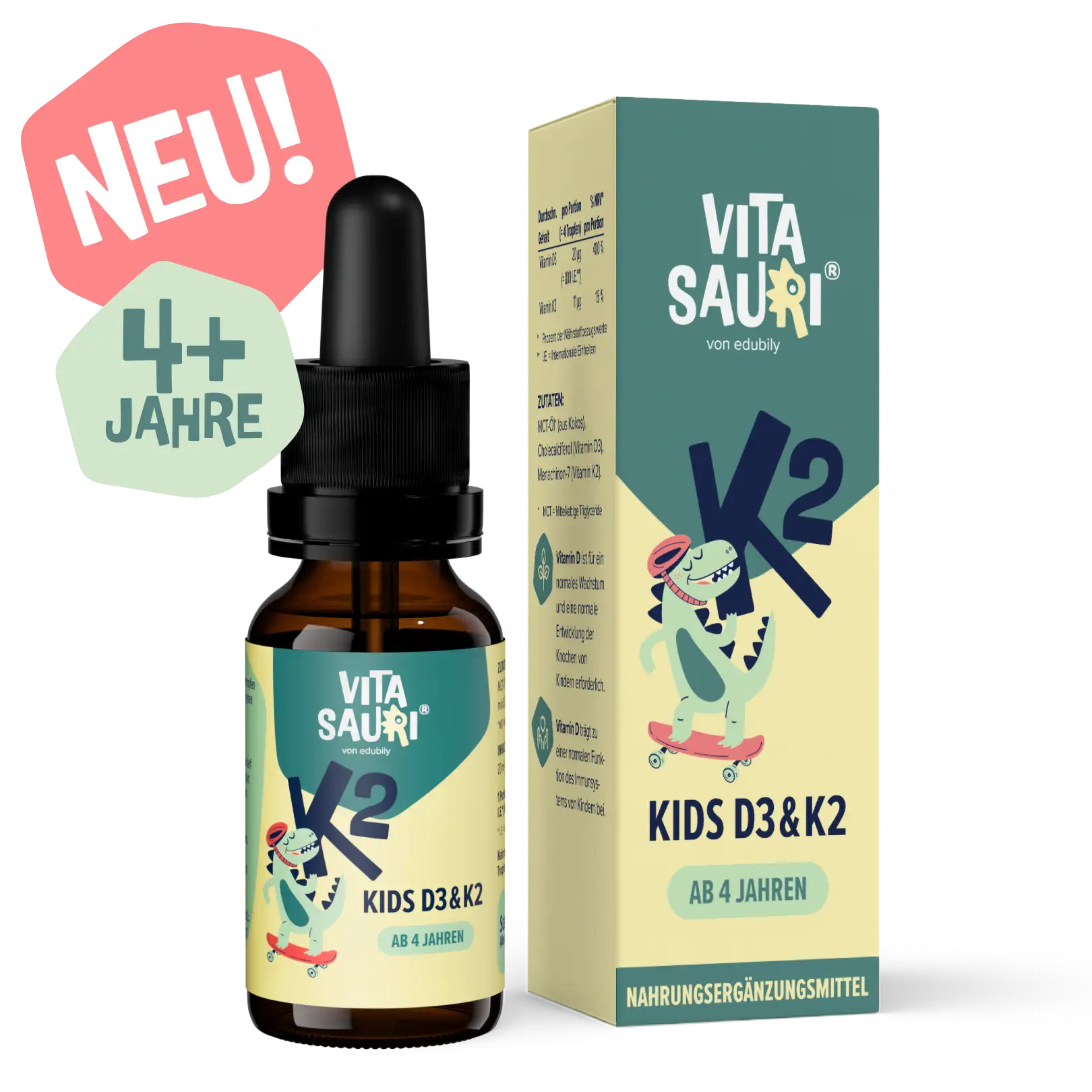 Vitasauri® – Kids Vitamin D3 mit K2