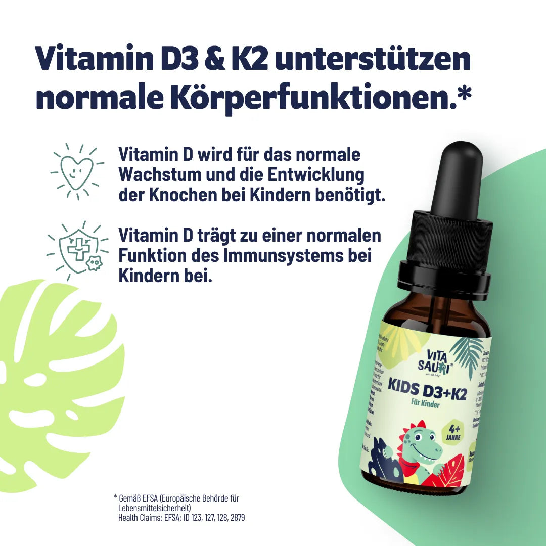 Vitasauri® – Kids Vitamin D3 mit K2