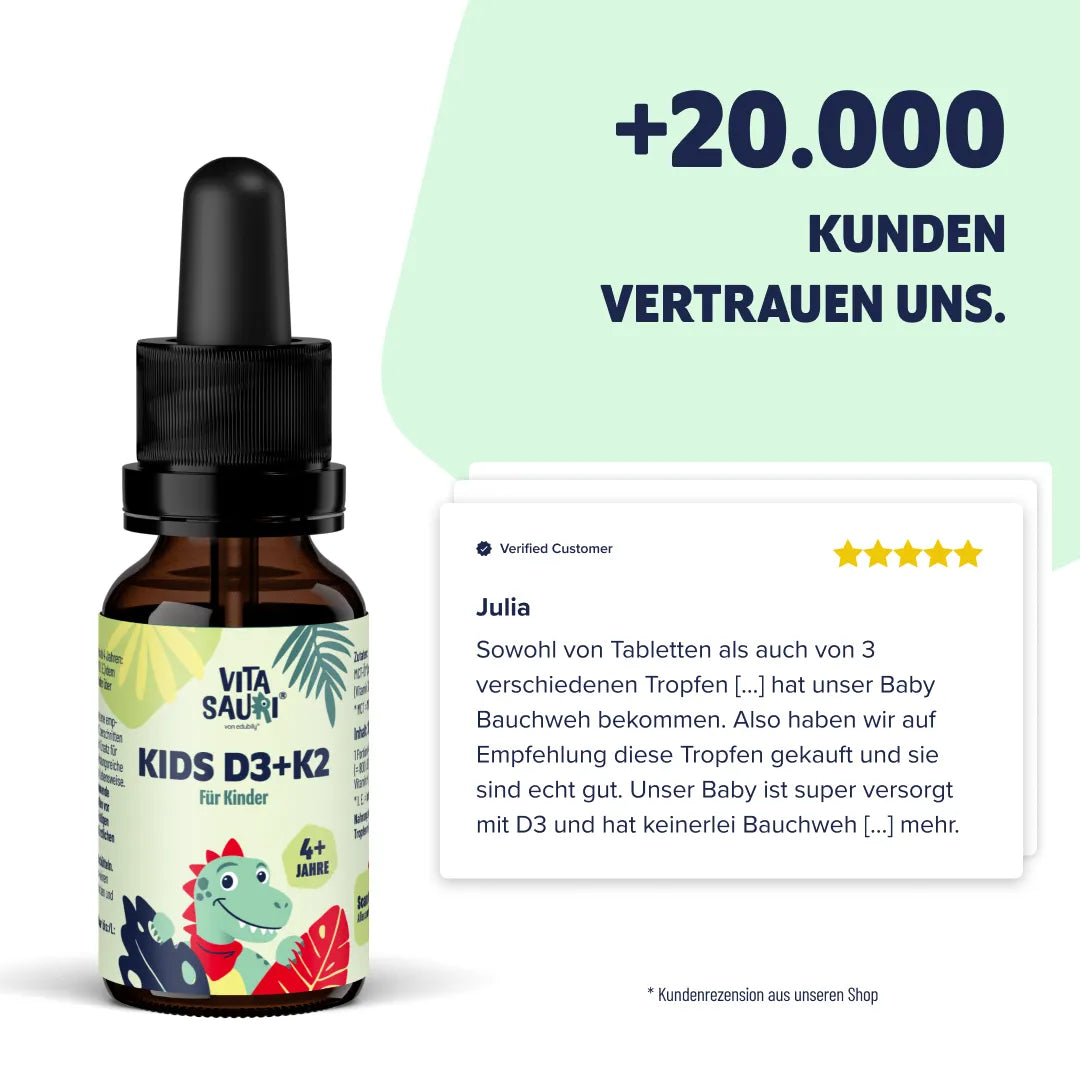Vitasauri® – Kids Vitamin D3 mit K2
