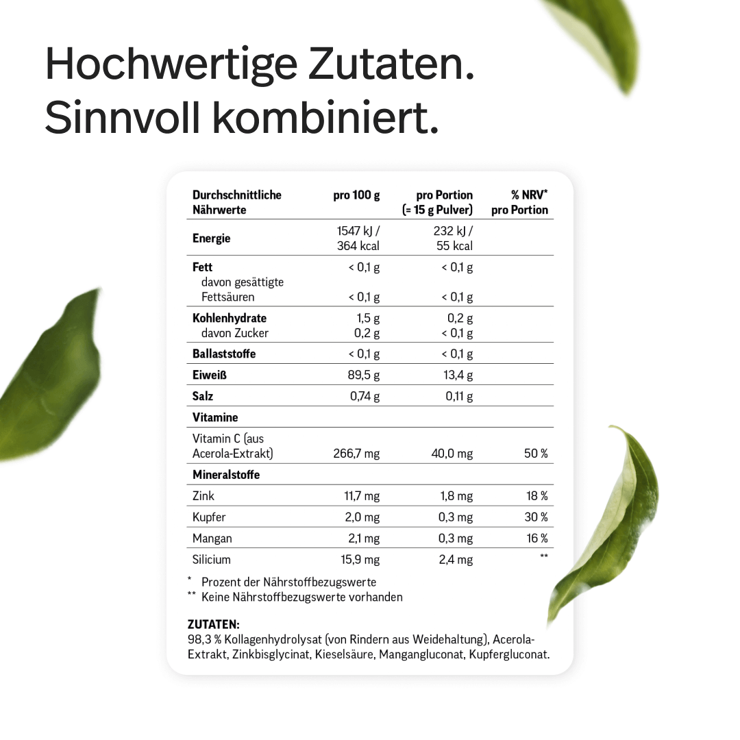 Kollagen-Hydrolysat Pulver