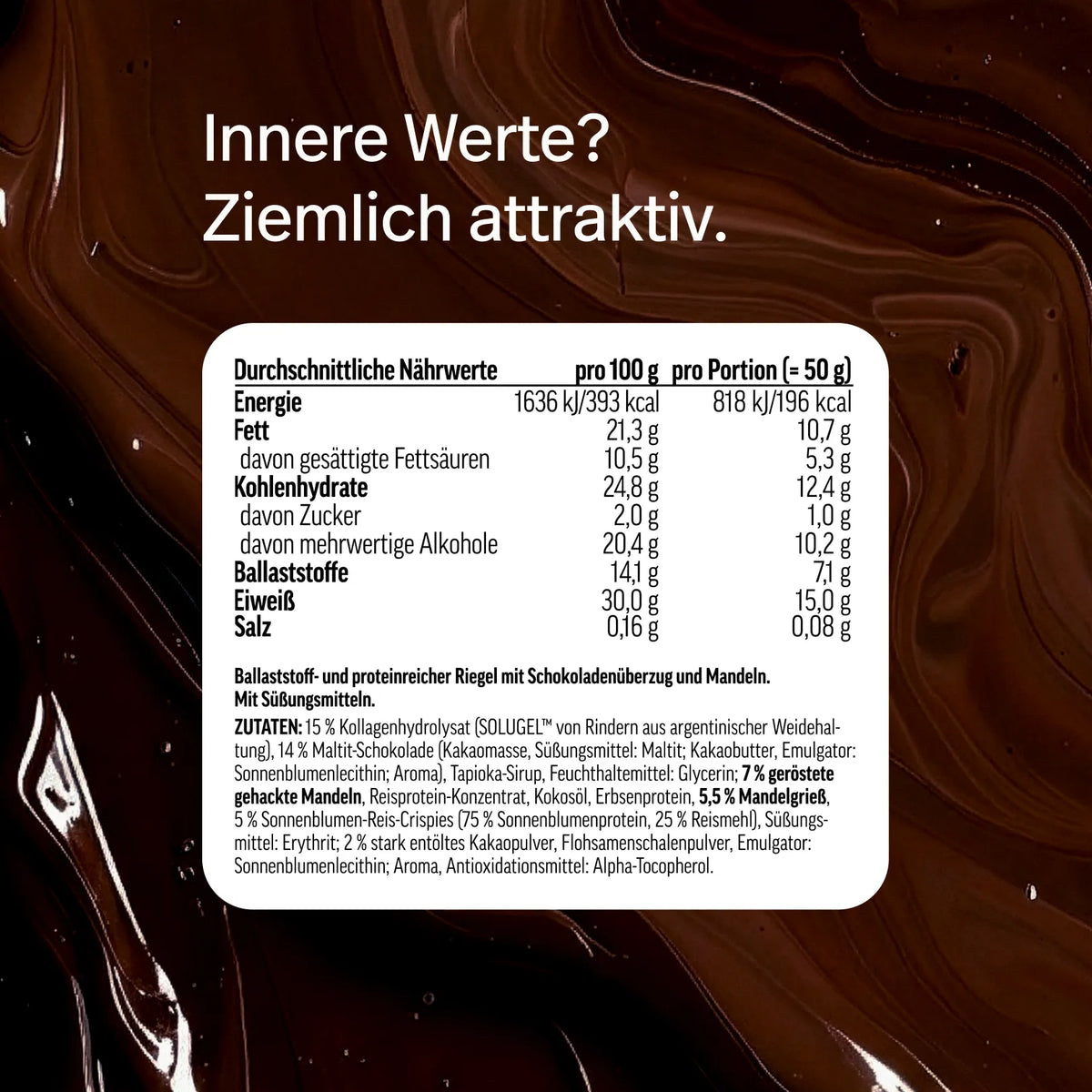 KollagenBar – Nährwerte und Zutaten