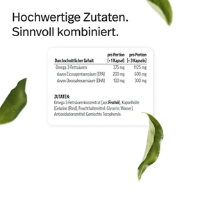 Omega-3 Kapseln – Triglyceride 70 %