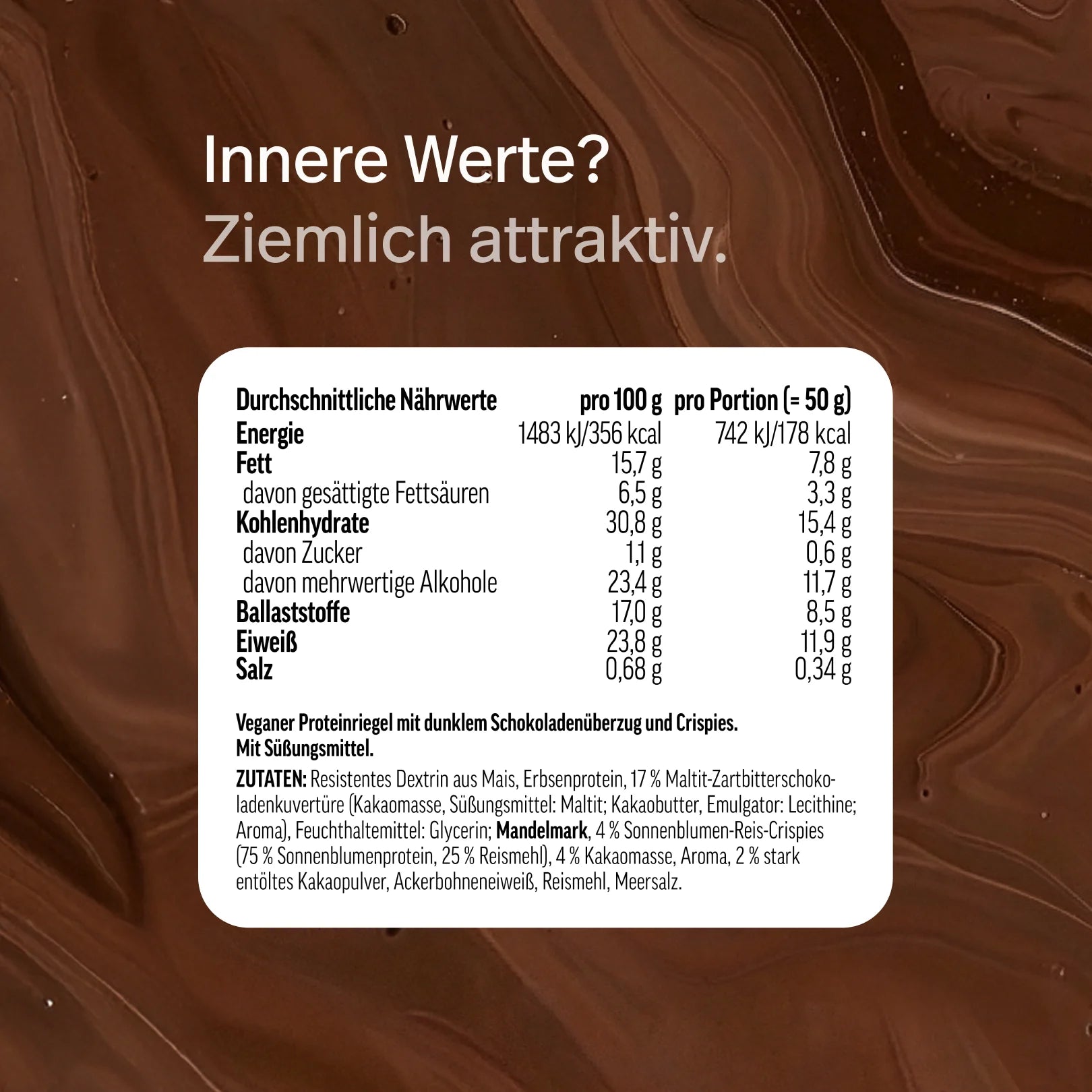 VeganBar Schokoladenkuchen
