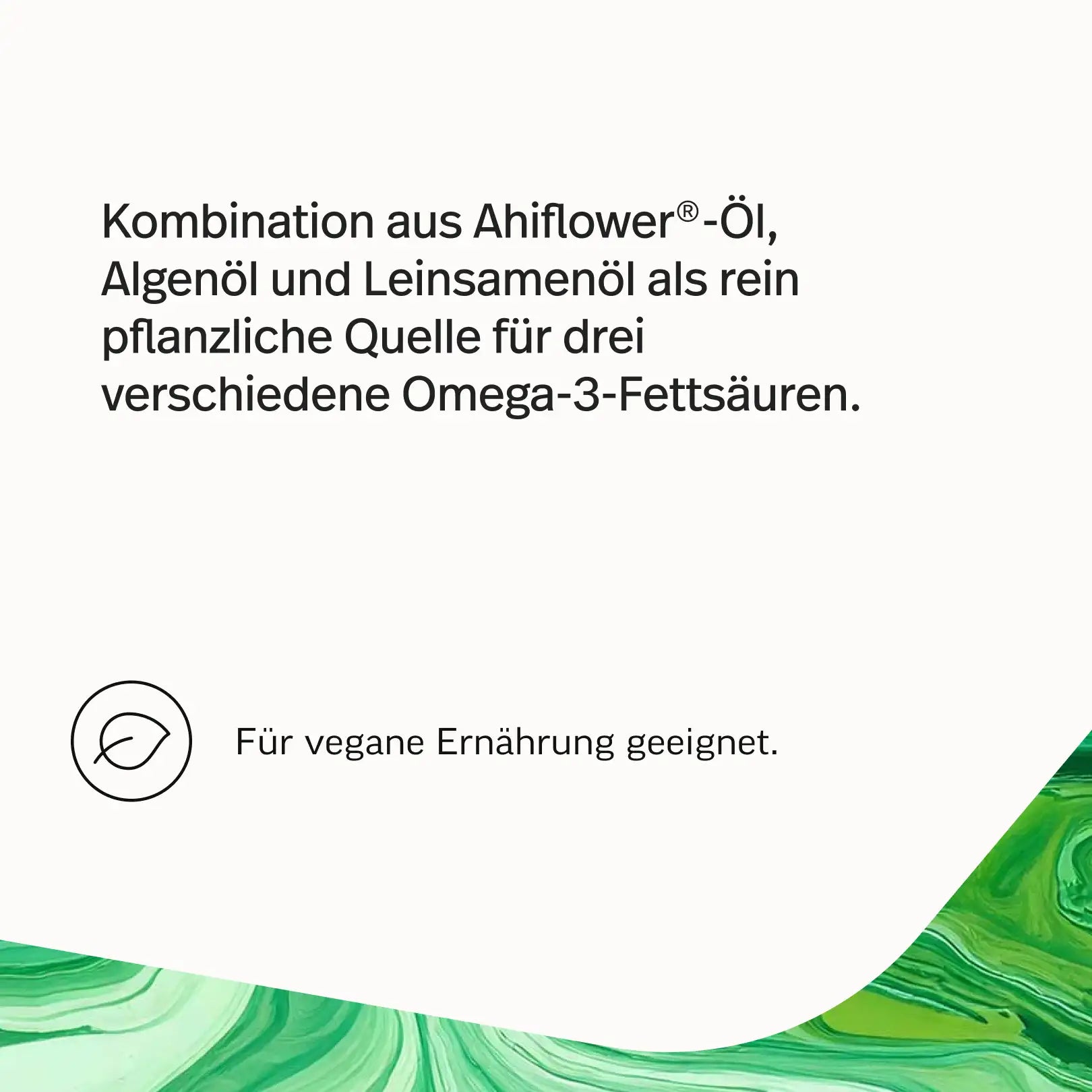 Veganes Omega-3 Öl