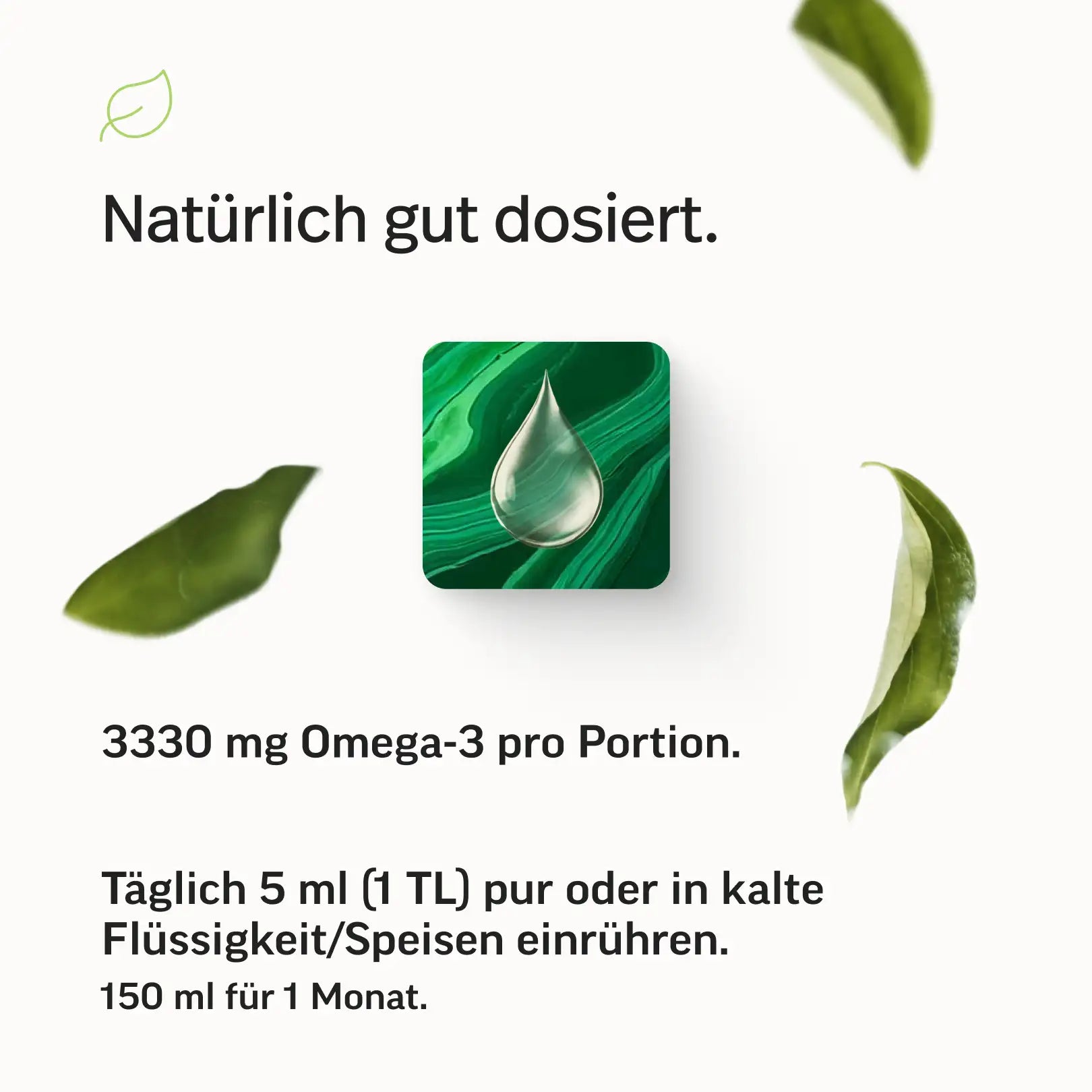 Veganes Omega-3 Öl