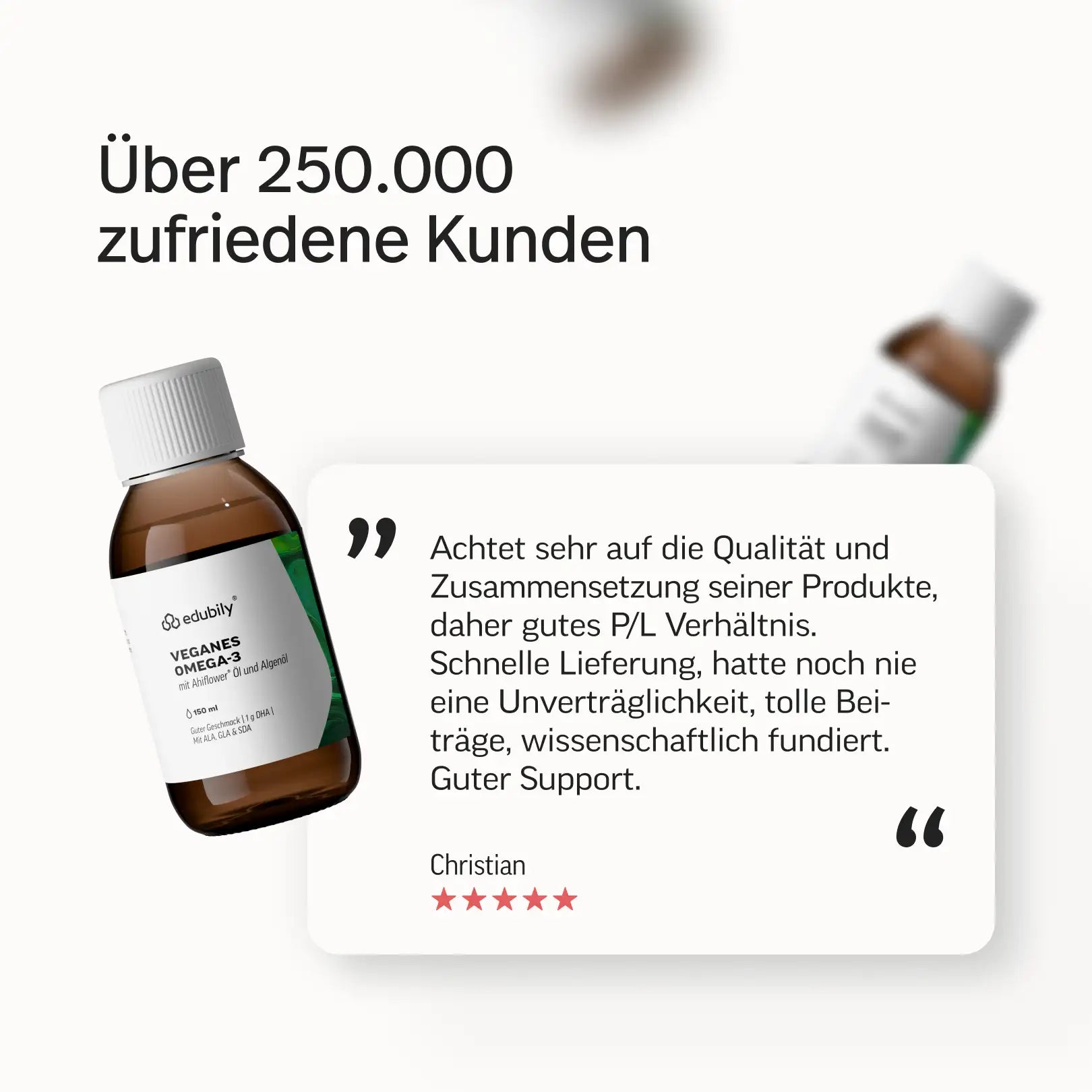 Veganes Omega-3 Öl
